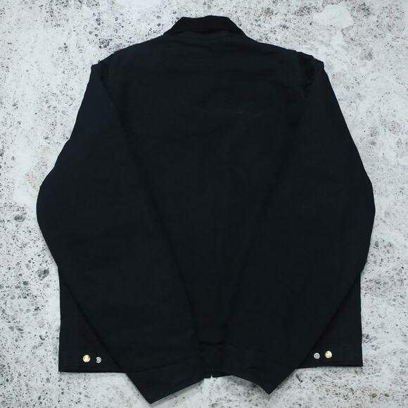 Vintage Carhartt J001 BLK Black Detroit Jacket Size XL Tall - Picture 5 of 16